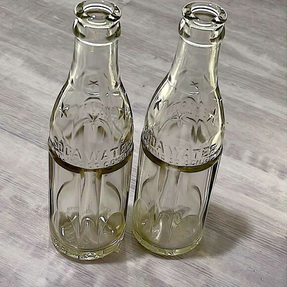 Vintage 1930’s Soda Water Bottles Property of Coca Cola Avon Park Fl Set (2) - Picture 3 of 11